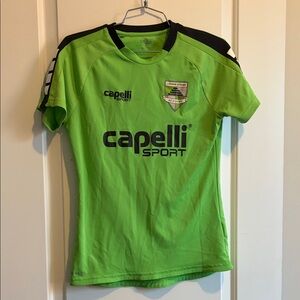 Capelli of New York Bright Green women’s Italian Sports Jersey